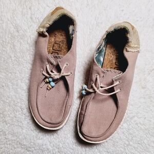 Hey Dude Women's Wendy Natural Rose, Size 7